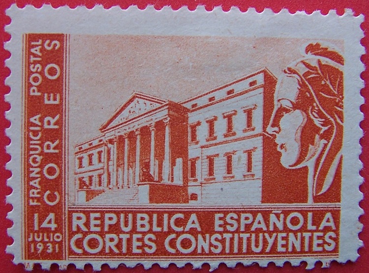 Franquicia Postal. Cortes Constituyentes. II República española. (Imagen: Wikipedia)