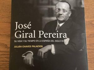 'José Giral Pereira', obra del catedrático de la Unex Julián Chaves. / A. T.