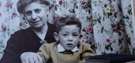 Abuela Antonia y Santiago en Madrid.