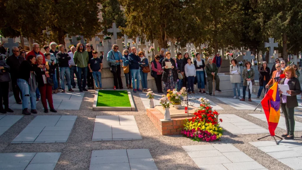 Acto en homenaje a las personas represaliadas por el franquismo / Fotografía: Ganemos Toledo