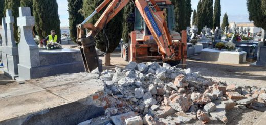 exhumación de los vecinos represaliados enterrados en la fosa del cementerio de Tembleque 9