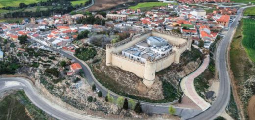 Vista aérea del Castillo de Maqueda / Foto: GIESE