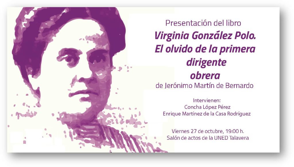 Presentación del libro Virginia González