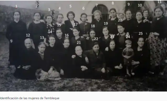 Identificación de las mujeres de Tembleque