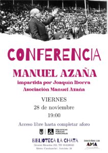 Conferencia sobre Manuel Azaña