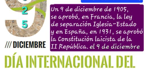 Día Internacional del Laicismo y de la Libertad de Conciencia