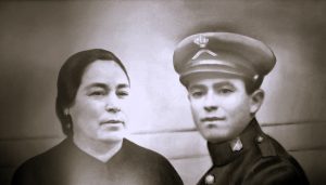 Agustín Felipe Labrado Bolonio y su mujer Sinforosa Ovejero Collado