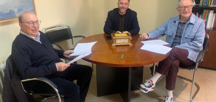 Firma convenio AMA, UNED y Colectivo Arrabal